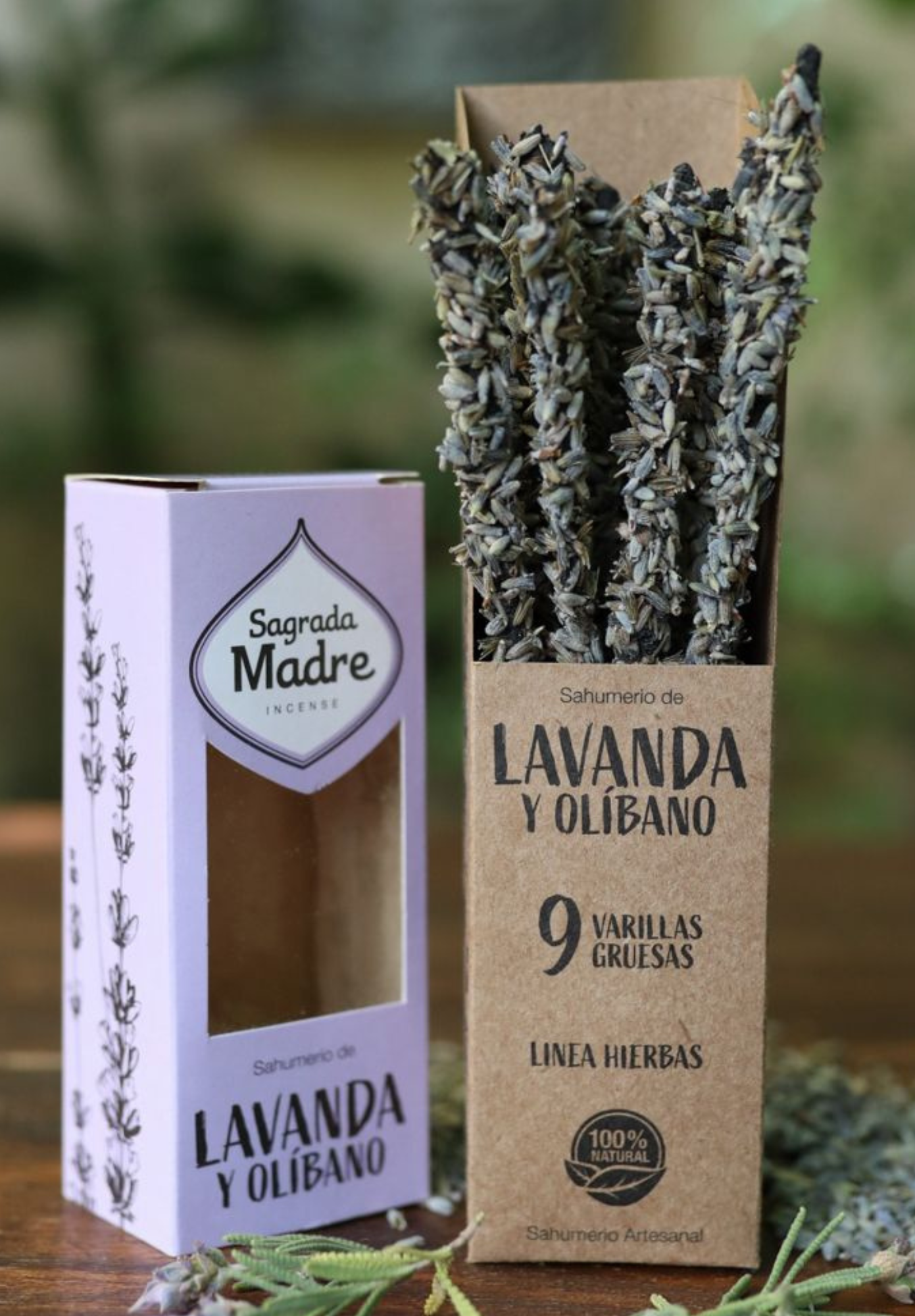 Sagrada Madre Räucherstäbchen Lavendel & Olibanum